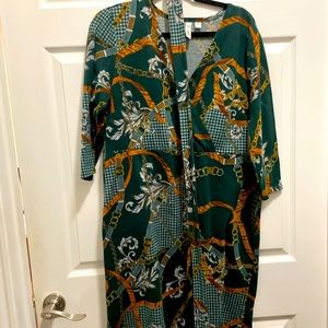 Green & Gold  Sassy Casual Short Party Dress… Size XL.
